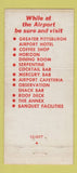 Matchbook Cover - AC Co Pittsburgh PA airport WEAR 30 Stick