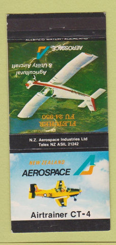 Matchbook Cover - Fletcher FU 24-950 Airplane New Zealand 30 Strike
