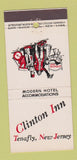 Matchbook Cover - Clinton Inn Tenafly NJ 21 Strike Feature