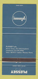 Matchbook Cover - Plessey Plc Ilford Essex UK England 30 Strike