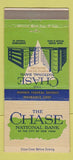 Matchbook Cover - Chase National Bank New York Puerto Rico San Juan 30 Strike