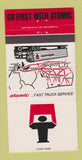 Matchbook Cover - Atomic Trucking Toronto ON Hamilton Stoney Creek 30 Strike