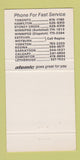 Matchbook Cover - Atomic Trucking Toronto ON Hamilton Stoney Creek 30 Strike