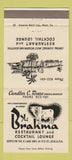 Matchbook Cover - Brahma Restaurant Ocala FL 30 Strike