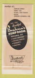 Matchbook Cover - Brahma Restaurant Ocala FL 30 Strike