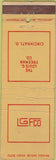 Matchbook Cover - Louis G Freeman Co Cincinnati OH CREASES