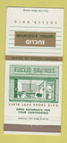 Matchbook Cover - Euclid Savings Association Euclid OH 30 Strike