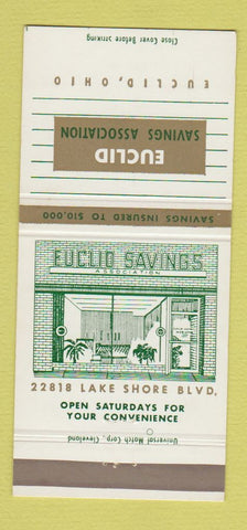 Matchbook Cover - Euclid Savings Association Euclid OH 30 Strike