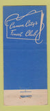 Matchbook Cover - Club Belvedere Canon City Colorado 30 Stick