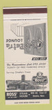 Matchbook Cover - Ross' Steak House Omaha NE Cleopatra Lounge 30 Strike