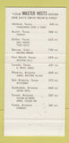 Matchbook Cover - Del Camino Motor Hotel El Paso TX 30 Strike