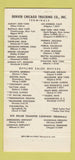 Matchbook Cover - DC Denver Chicago Trucking 30 Strike