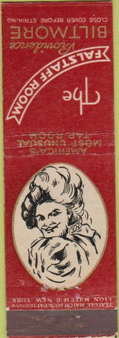 Matchbook Cover - Biltmore Providence RI Falstaff Room Feature
