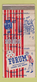 Matchbook Cover - Forum Restaurant Fort Lauderdale FL WEAR 30 Strike