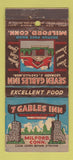 Matchbook Cover - 7 Gables Inn Milford CT WEAR 21 Strike Feature