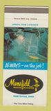 Matchbook Cover - Mansfield Brass Perrysville OH SAMPLE 30 Strike