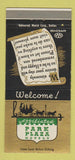 Matchbook Cover - Park Plaza Motels Flagstaff AZ Route 66 30 Strike