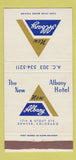 Matchbook Cover - New Albany Hotel Denver Colorado 30 Strike