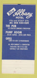 Matchbook Cover - New Albany Hotel Denver Colorado 30 Strike