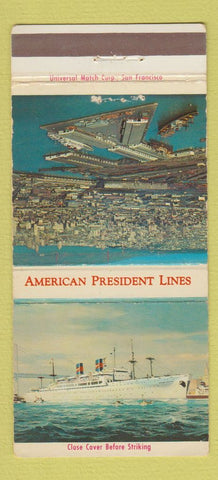 Matchbook Cover - American President Lines Cruise 30 Strike