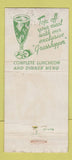 Matchbook Cover - McCarthy's Steak House New York City WEAR 21 Strike Feature