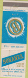 Matchbook Cover - Bonanza Resort Motel Wildwood Crest NJ