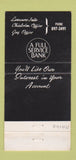 Matchbook Cover - Livermore Falls Trust  ME 30 Strike