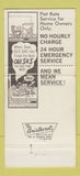 Matchbook Cover - S&S Drainage Woodbridge Plainfield NJ 30 Strike