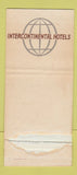 Matchbook Cover - Frankfurt Intercontinental Hotel 30 Strike