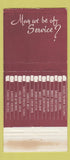 Matchbook Cover - Granite Savings Bank Barre VT WEAR 30 Strike