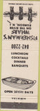 Matchbook Cover - Fisherman's Wharf Rumson NJ
