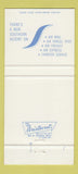 Matchbook Cover - Southern Airlines DC-9 Fan Jets 30 Strike