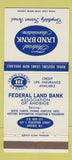 Matchbook Cover - Federal Land Bank Ahoskie NC 30 Strike