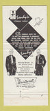 Matchbook Cover - Sandy's Formal Clothes New Orleans? 30 Strike