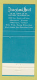 Matchbook Cover - Disneyland Hotel Anaheim CA monorail 30 Strike