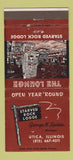 Matchbook Cover - Straved Rock Lodge Utica IL 30 Strike