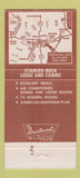 Matchbook Cover - Straved Rock Lodge Utica IL 30 Strike