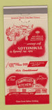 Matchbook Cover - Tuminello's Kitchen Vicksburg MS 30 Strike