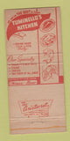 Matchbook Cover - Tuminello's Kitchen Vicksburg MS 30 Strike