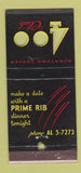 Matchbook Cover - 400 Club Restaurant Denver Colorado 30 Strike