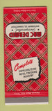 Matchbook Cover - Mac Dermid Inc Waterbury CT 30 Strike