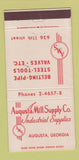 Matchbook Cover - Augusta Mill Supply Augusta GA 30 Strike