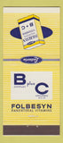 Matchbook Cover - Lederle Folbesyn Vitamins 21 Strike Feature