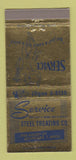 Matchbook Cover - Service Steel Treating Dearborn MI 30 Strike