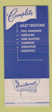 Matchbook Cover - Service Steel Treating Dearborn MI 30 Strike