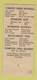 Matchbook Cover - TMC Thompson Materials Belleville NJ 30 Strike