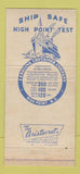 Matchbook Cover - Carolina Container Company High Point NC 30 Strike