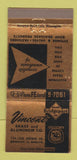 Matchbook Cover - Vincent Brass Aluminum Minneapolis MN 30 Strike