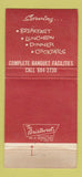Matchbook Cover - Hospitality House Motor Inn Arlington VA WORN 30 Strike