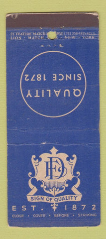 Matchbook Cover Howard Davis Grocery New York City Miami WORN 21 Strike Feature